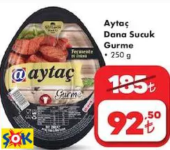 AYTAÇ DANA SUCUK GURME 250 G
